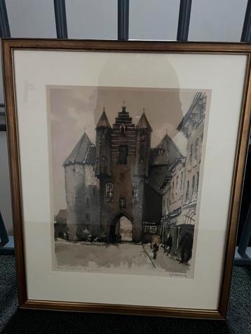 Schilderij gevangenpoort beschikbaar voor biedingen