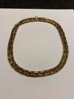 Goudkleurige ketting, Ophalen of Verzenden, Zo goed als nieuw, Goud, Overige materialen