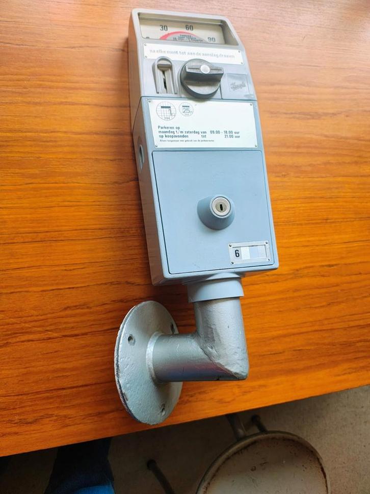 3 parkeermeters uit gulden tijdperk, Verzamelen, Automaten | Overige, Gebruikt, Ophalen