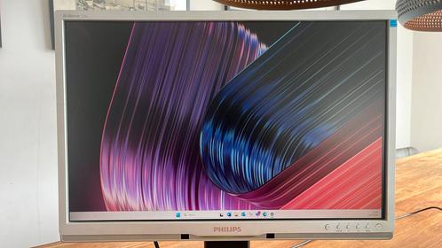 Philips 22 inch Brilliance 225B monitor, Computers en Software, Monitoren, Gebruikt, 60 Hz of minder, VGA, In hoogte verstelbaar