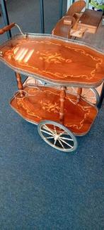 Mooie vintage dranktrolley.  Rataplan Volendam., Ophalen, Gebruikt, 25 tot 50 cm, Rechthoekig