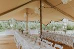 Stretchtent te huur zandkleur 10mx30m, Ophalen, Nieuw, Overige