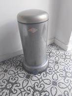 Wesco Baseboy pedaalemmer zilverkleurig, Ophalen, Gebruikt, Met pedaal, 50 tot 75 cm
