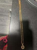 Gouden Koningsketting met Hanger, Ophalen of Verzenden, Zo goed als nieuw, Goud, Met hanger