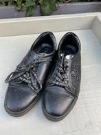 Philipp Plein Zwarte Leren Sneakers, Ophalen of Verzenden, Gedragen, Zwart, Sneakers of Gympen