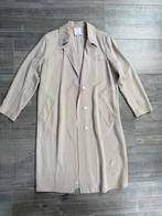 Sandro Dames Trenchcoat maat 40 Creme polyester, Kleding | Dames, Jassen | Zomer, Maat 38/40 (M), Beige, Sandro, Ophalen of Verzenden