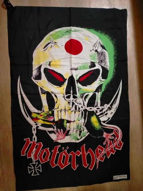 Motorhead Snaggletooth vintage logo vlag RARE metal hardrock, Verzamelen, Muziek, Artiesten en Beroemdheden, Zo goed als nieuw