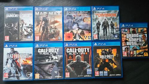 Playstation4, 9spellen, Spelcomputers en Games, Games | Sony PlayStation 4, Zo goed als nieuw, Avontuur en Actie, 1 speler, Vanaf 16 jaar