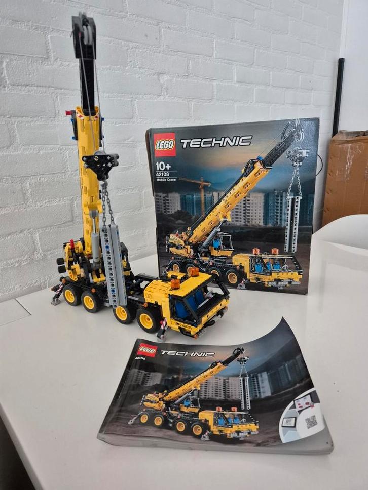 Lego Technic 42108 Mobiele Kraan - Complete Set!, Kinderen en Baby's, Speelgoed | Duplo en Lego, Zo goed als nieuw, Lego, Complete set