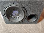 Axton ca8258 auto subwoofer met Blaupunkt versterker, Auto diversen, Autospeakers, Ophalen, Gebruikt