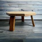 Vintage eiken brutalist coffee table / salontafel, Ophalen