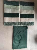 3 Claudi Kussenhoezen - Zo goed als nieuw!, Huis en Inrichting, Ophalen of Verzenden, Zo goed als nieuw, Groen, Vierkant