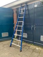 Blauwe Ladder, Doe-het-zelf en Verbouw, Ladders en Trappen, Ophalen, Gebruikt, Ladder, Opvouwbaar of Inschuifbaar