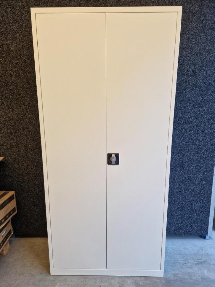Metalen Voorraadkast Wit 195x92x42 cm, Huis en Inrichting, Kasten | Overige, Nieuw, Ophalen