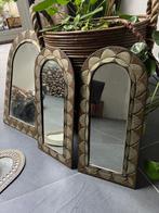 oude Marokkaanse vintage koper spiegels oosters 3 maten, Huis en Inrichting, Woonaccessoires | Spiegels, Overige vormen, Minder dan 100 cm