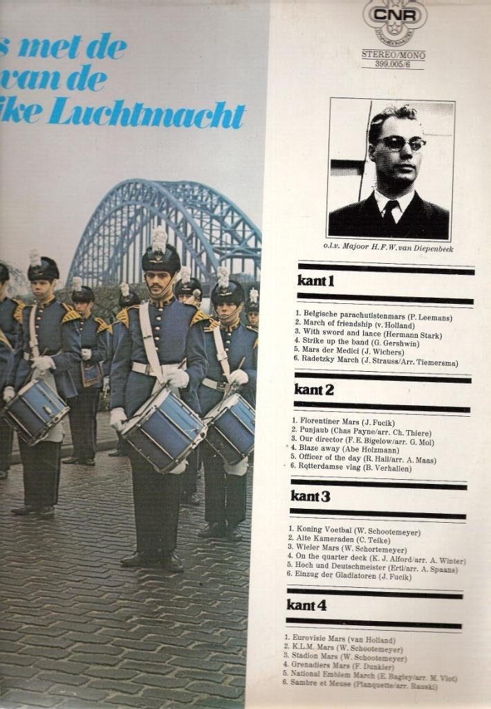 Luchtmachtkapel - op Mars -vinyl dubbelLP Luchtmacht, Verzamelen, Militaria | Algemeen, Luchtmacht, Nederland, Ophalen