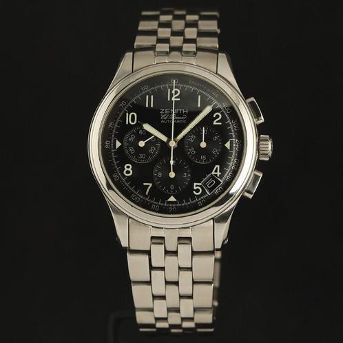 Zenith El Primero, Sieraden, Tassen en Uiterlijk, Horloges | Dames, Zo goed als nieuw, Polshorloge, Rolex, Staal, Staal, Ophalen of Verzenden