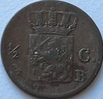 Halve cent 1822B, Postzegels en Munten, Munten | Nederland, Ophalen of Verzenden, Koning Willem I, Overige waardes, Losse munt