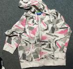 Sweater met capuchon, NewBasic, wit/roze/grijs, maat 152, Gebruikt, Trui of Vest, Ophalen of Verzenden, NewBasic