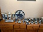 Delfts Blauw Wandbord Boerenwagen etc alles 1 koop, Ophalen of Verzenden