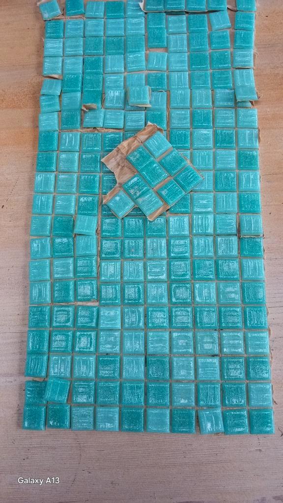 Mozaïek steentjes - 209 stuks, Hobby en Vrije tijd, Knutselen, Ophalen of Verzenden