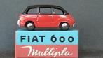 Fiat 600 Multipla 1:43 Mercury Italy Re-edition Hachette Pol, Hobby en Vrije tijd, Modelauto's | 1:43, Verzenden, Nieuw, Auto