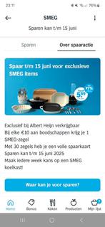 35 volle spaarkaarten AH Smeg zegels, Albert Heijn, Ophalen of Verzenden