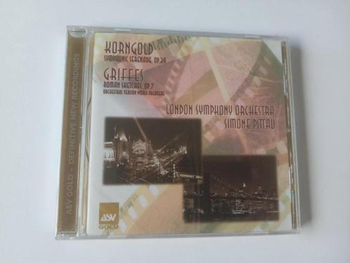 Korngold, Griffes - Korngold: Symphonic Serenade, Op. 29, Cd's en Dvd's, Cd's | Klassiek, Orkest of Ballet, Classicisme, Ophalen of Verzenden