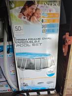 Groot intex zwembad, Tuin en Terras, Zwembaden, Ophalen, Rechthoekig, 300 cm of meer, Opzetzwembad