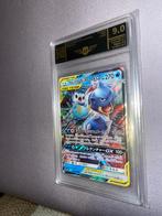 Blastoise & Piplup Gx Tag Team Grade 9 Japans Pokemon, Ophalen of Verzenden, Zo goed als nieuw