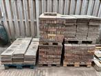 Betonnen waaltjes heidekleur, Tuin en Terras, Tegels en Klinkers, Ophalen, Gebruikt, Klinkers, 10 m² of meer