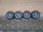 17 inch winterbanden met velgen - 5x108, Ophalen, Gebruikt