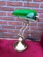 zeer nette bankiers lamp/ notarislamp, zgan, Ophalen of Verzenden, Zo goed als nieuw, Glas, Minder dan 50 cm