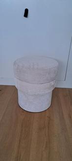 Lichtroze poef (zgan), Ophalen, Zo goed als nieuw, Rond