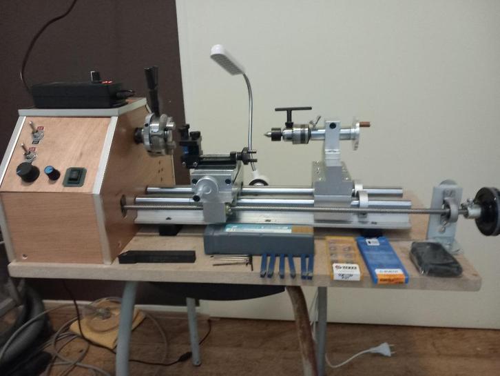 kleine draaibank, Doe-het-zelf en Verbouw, Draaibanken, Zo goed als nieuw, Metaaldraaibank, Minder dan 500 mm, Ophalen