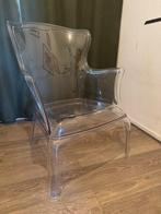 Transparante designstoel – modern & stijlvol, Huis en Inrichting, Fauteuils, Ophalen, Kunststof, Gebruikt, Minder dan 75 cm