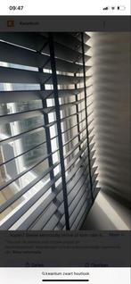 Kwantum Houtlook zwarte  Jaloezieën, Ophalen, 50 tot 100 cm, Zo goed als nieuw, 100 tot 150 cm