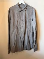 Heren overhemd lange mouwen grijs XL Hallinger, Kleding | Heren, Overhemden, Ophalen of Verzenden, Zo goed als nieuw, Grijs, Halswijdte 43/44 (XL)