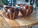 Set van 2 Intratuin plantenpotten - Bruin, Binnen, Ophalen of Verzenden, Zo goed als nieuw, Overige vormen