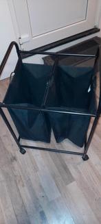 Wasmand met twee vakken, Ophalen