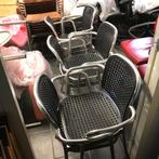 5 Depadova De Padova Silver chair stoel aluminium zwart, Huis en Inrichting, Ophalen, Gebruikt, Zwart, Nvt