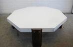 Vintage wengé wit formica Salontafel Pastoe jaren 60., Huis en Inrichting, Tafels | Salontafels, Ophalen of Verzenden