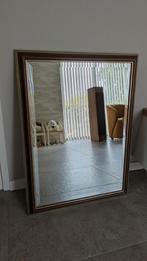 Spiegel met geslepen rand 58 x 78 cm, Ophalen, Gebruikt, Minder dan 100 cm, Rechthoekig