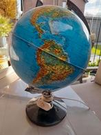 Vintage Verlichte Globe, Ophalen of Verzenden, Verlicht, Gebruikt