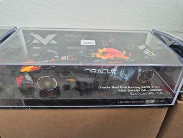 Max verstappen 1:43 rb19 abu dhabi winner 2023 ongeopend f1 beschikbaar voor biedingen