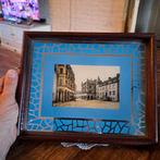 Dienblaadje met Foto Echternach erop 25x20 cm groot, Antiek en Kunst, Ophalen of Verzenden