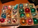 RETRO KERSTBALLEN KLEUR, Verzenden, Zo goed als nieuw