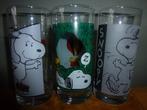 3 Snoopy glazen nauwelijks gebruikt, Verzamelen, Frisdrankglas, Gebruikt, Ophalen of Verzenden