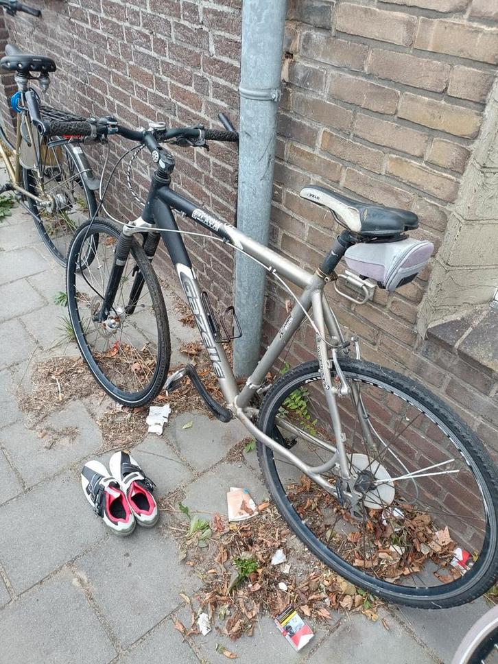 Gazelle Alu-lite opknapper + klikpedalen & schoenen, Fietsen en Brommers, Fietsen | Mountainbikes en ATB, Gebruikt, Heren, Gazelle