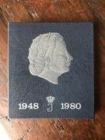 Album Complete Juliana Verzameling 1948-1980 zonder Zilver, Postzegels en Munten, Munten | Nederland, Setje, Zilver, 1 gulden